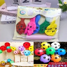 [260583] Soccer Balloons 6pcs + Pump
